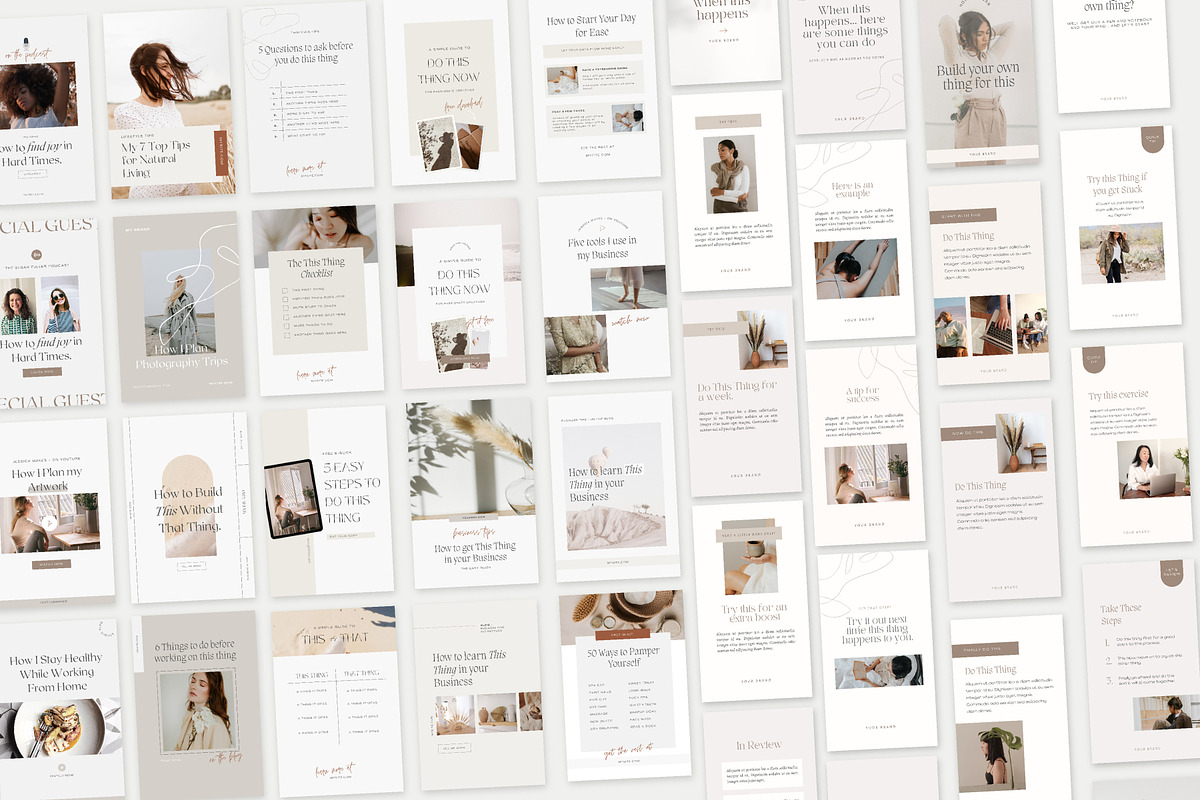 Pinterest Template BUNDLE Canva, a Social Media Template by Tabitha Emma (Photo 5 of 10)