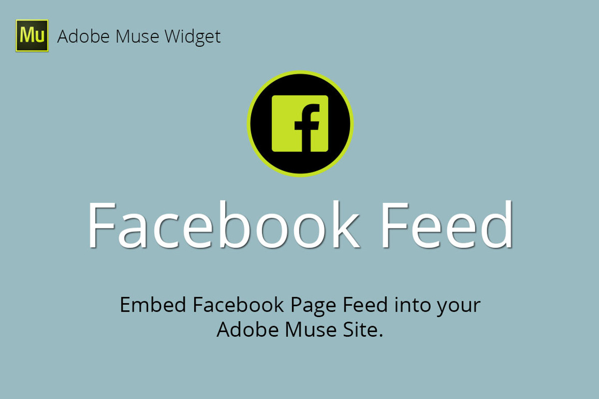 Facebook Feed Adobe Muse Widget