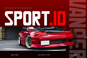 Vangery - Sport Car Font