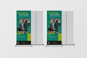 Zenith - Roll Up Banner, a Print Template by StreaksideStd