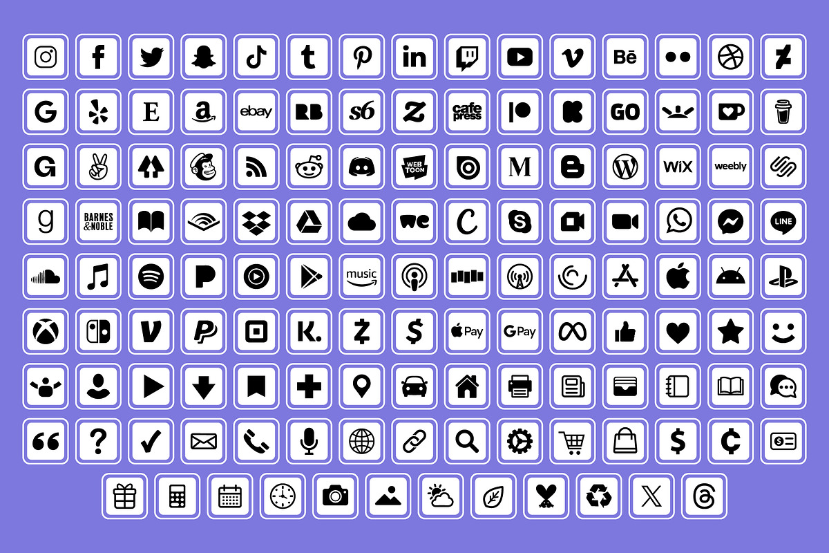 Rounded Square Outer Border Icons, an Icon by Running With Foxes (Photo 8 of 8)