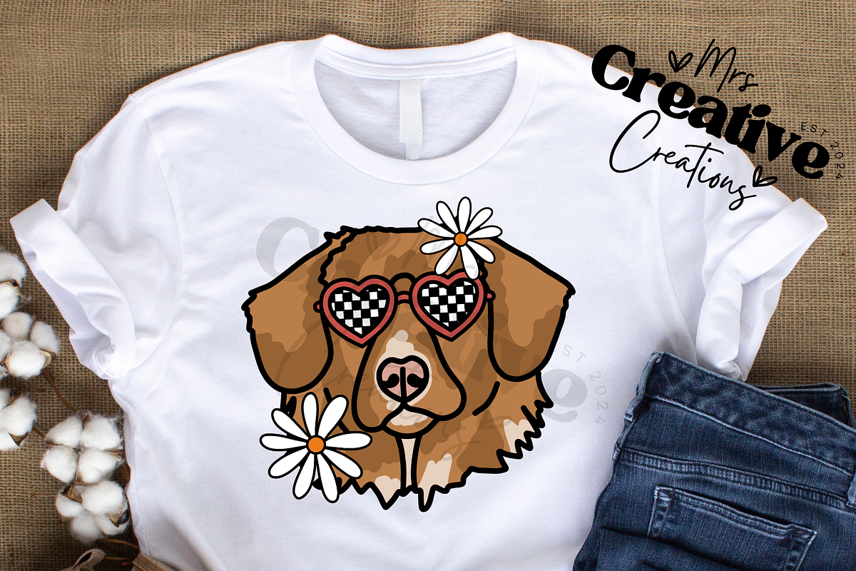 Retro Dog Breed Clipart Bundle, a Graphic by Mrs. Creative Creations (Photo 6 of 7)