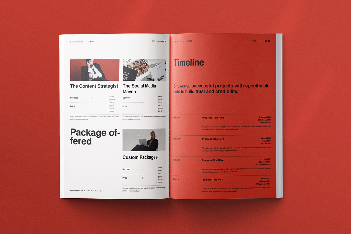 Services and Pricing Guide Template, a Brochure Template by ArtisanaAura (Photo 7 of 9)