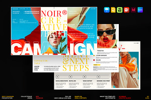 Creative Brief Campaign Template, a Presentation Template by ArtisanaAura