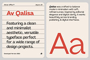 Qalisa - Modern sans, a Sans Serif Font by Uncarving (Thumbnail 3 of 20)