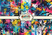 Urban Graffiti Wall Art Background, a Background Graphic by Pixeness (Thumbnail 1 of 2)