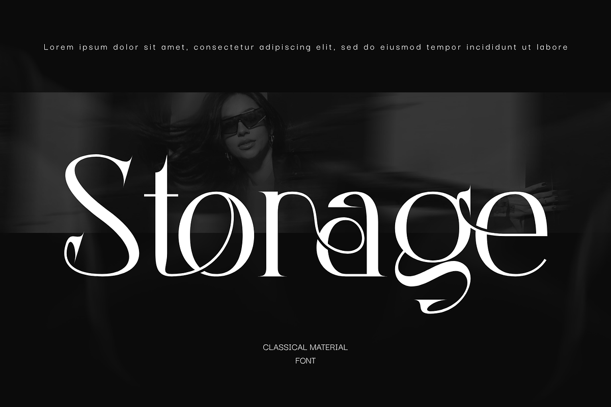 Classical Material CalligraphicSerif, a Serif Font by 177Studio (Photo 5 of 8)