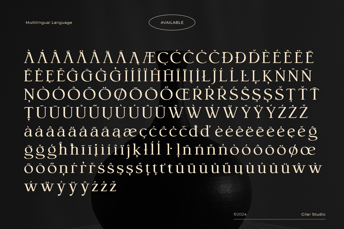 Semaro - Elegant & Luxury Font, a Serif Font by Gilar Studio (Photo 11 of 15)