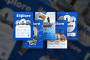Travel flyer template bundle, a Flyer Template by Tanmoy Topu (Thumbnail 1 of 6)