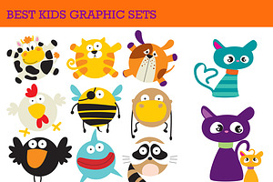 VECTOR CHARACTERS FOR KIDS