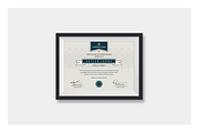 Simple Certificate, a Stationery Template by silukEight (Thumbnail 3 of 9)