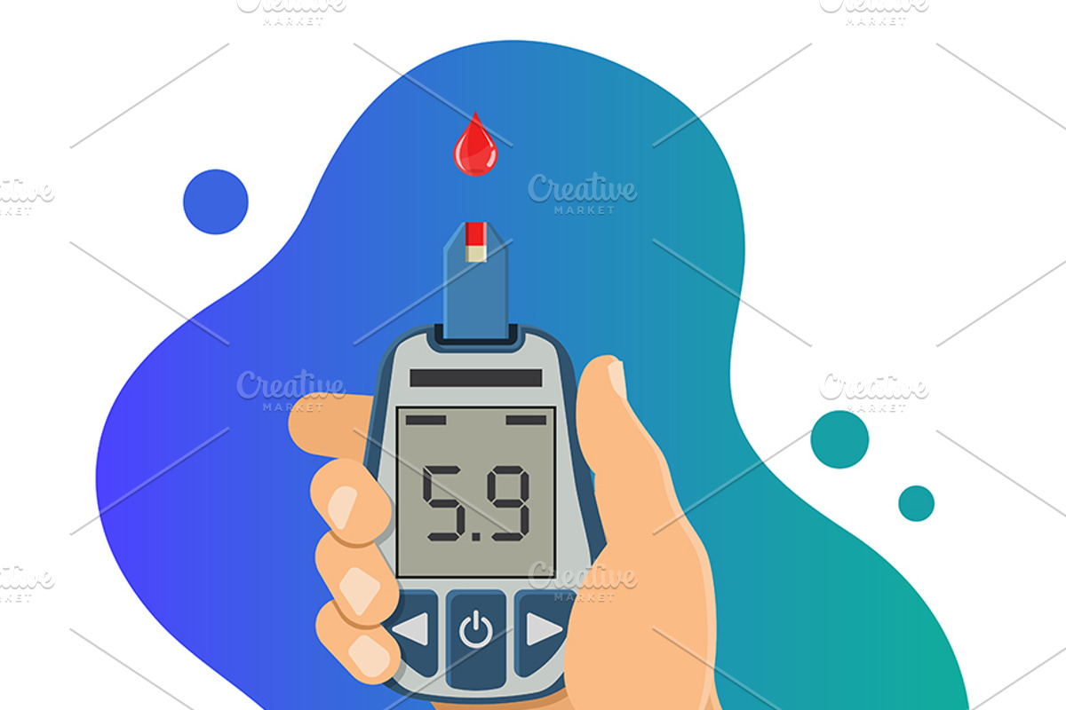 Control Your Diabetes Concepts, a Healthcare Illustration by TAlex (Photo 5 of 6)