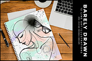 Barely Drawn, a Decorative Illustration by Digital Art Creations (Thumbnail 9 of 9)