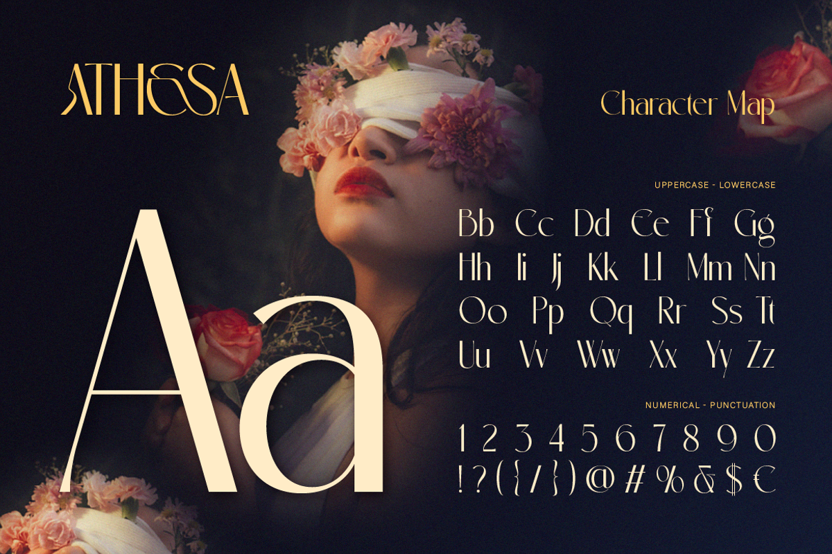 Athesa Luxurious, a Script Font by Burntilldead (Photo 2 of 12)