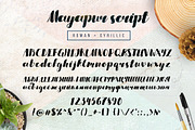 Mayapur script, a Script Font by pa3x (Thumbnail 7 of 7)