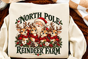 North Pole Santa & Reindeers, a Seasonal Illustration by Craft Nest (Thumbnail 6 of 6)