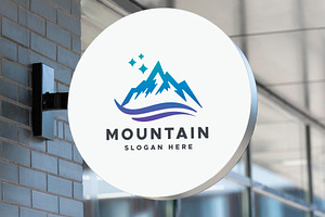 Nature Mountain Environment Logo, a Branding & Logo Template by Design_Planet