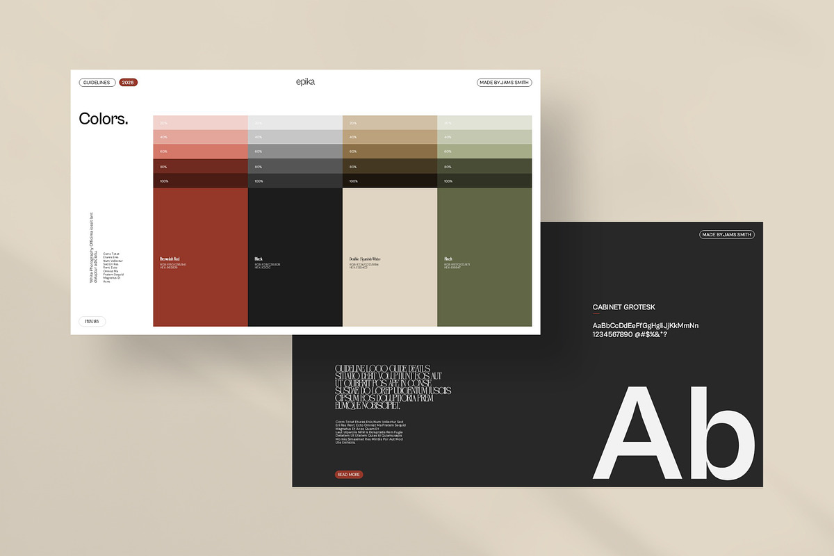 EPIKA | Guidelines, a Presentation Template by CreativexGenius (Photo 4 of 9)