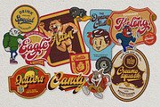 Harland Vintage With Bonus, a Script Font by Fortunes Co (Thumbnail 3 of 14)