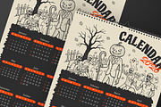 Halloween Horror Wall Calendar 2026, a Print Template by Annora Studio (Thumbnail 4 of 6)