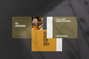 Cookbook / Recipe Book Landscape, a Brochure Template by Occy Design