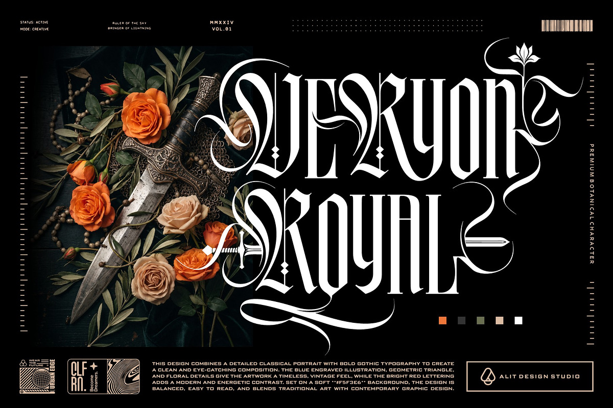 Makyos Gothic Typeface, a Blackletter Font by alit design (Photo 3 of 17)