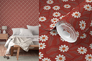 Daisy flowers seamless patterns, a Pattern Graphic by Naty Art (Thumbnail 5 of 6)