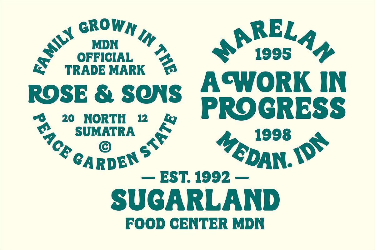 Heroline - Retro Font, a Sans Serif Font by Graptail (Photo 5 of 8)