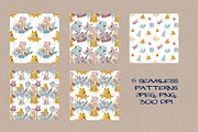 Dumbo Octopus Clipart and Patterns, an Animal Illustration by LukaJreym (Thumbnail 7 of 9)