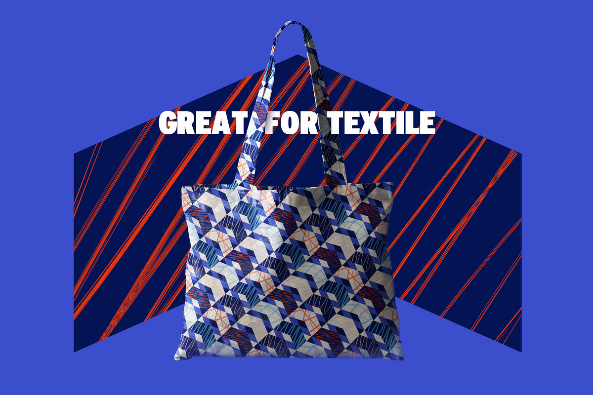 Colourful Seamless Patterns, a Pattern Graphic by Joseph Chernashki (Photo 2 of 10)