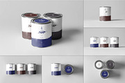 Can of Paint Mock-up, a Product Mockup by zippypixelstudio (Thumbnail 1 of 11)