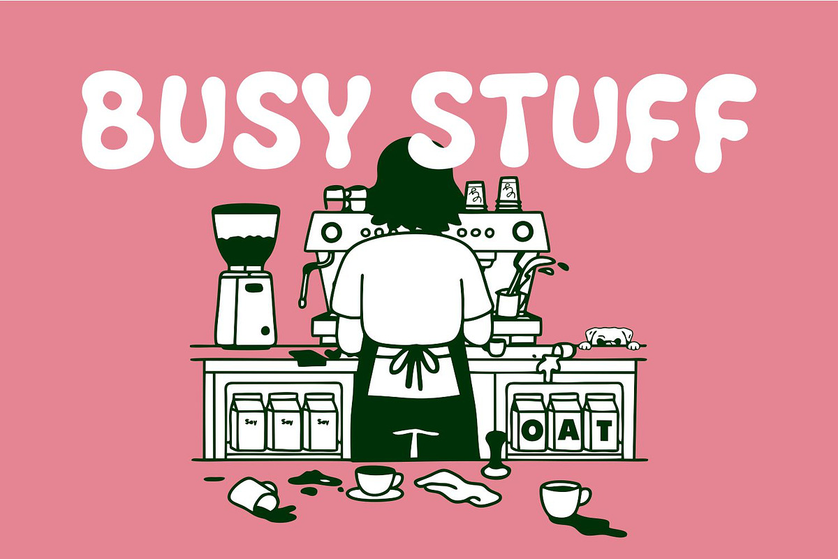 HUFLIX – Playful Bubble Liquid Font, a Handwritten Font by WhymoreArt (Photo 6 of 10)