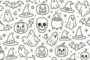Charming doodle art with pumpkins, an Arts & Entertainment Photo by ZinetroN