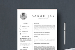 Resume Template 4 Pages Clean