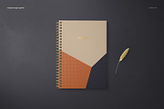 A5 Spiral Notebook Mockup Set, a Stationery Template by creatsy5 (Thumbnail 3 of 12)