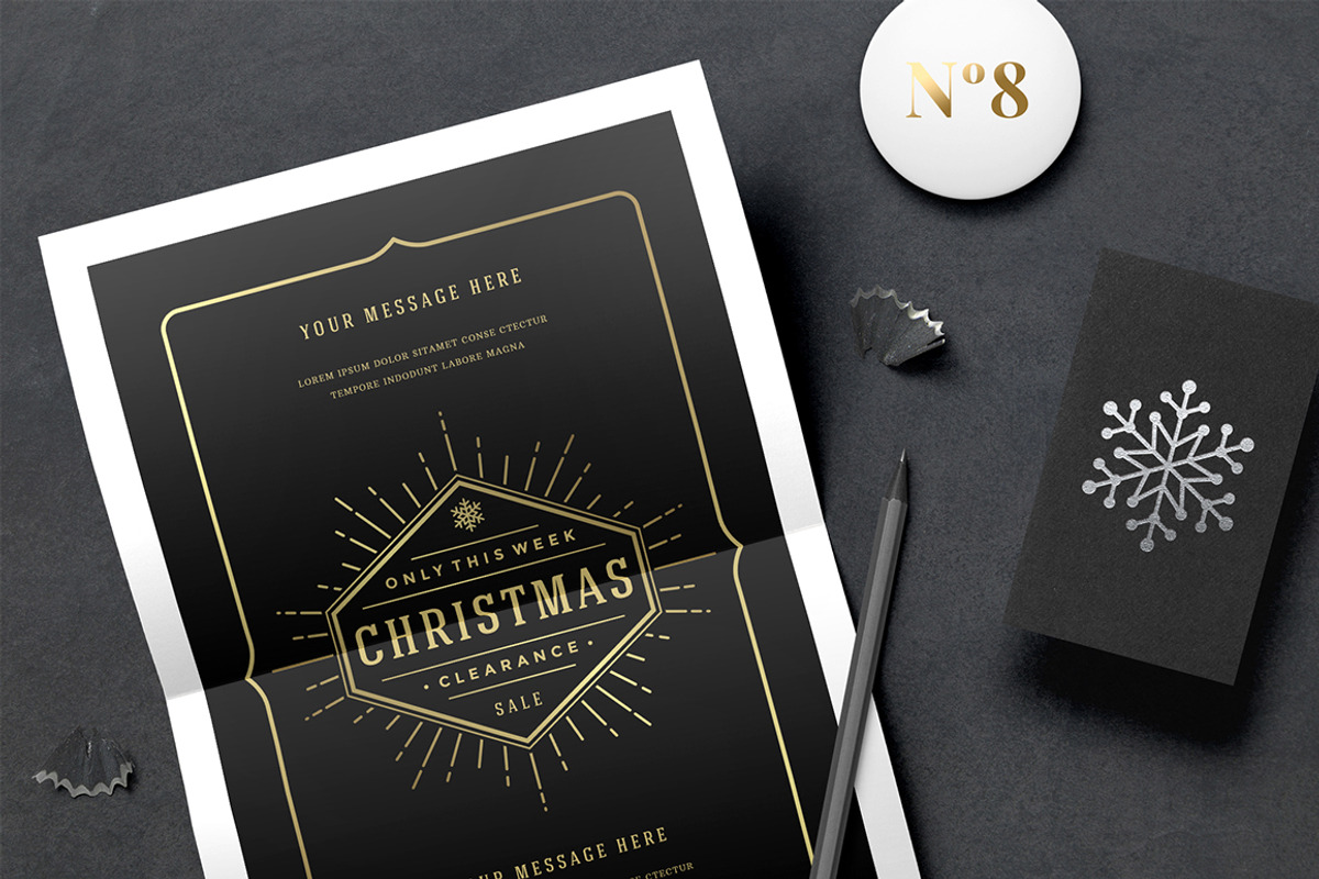 30 Christmas Sale Labels and Badges, a Branding & Logo Template by Vasya Kobelev (Photo 9 of 20)