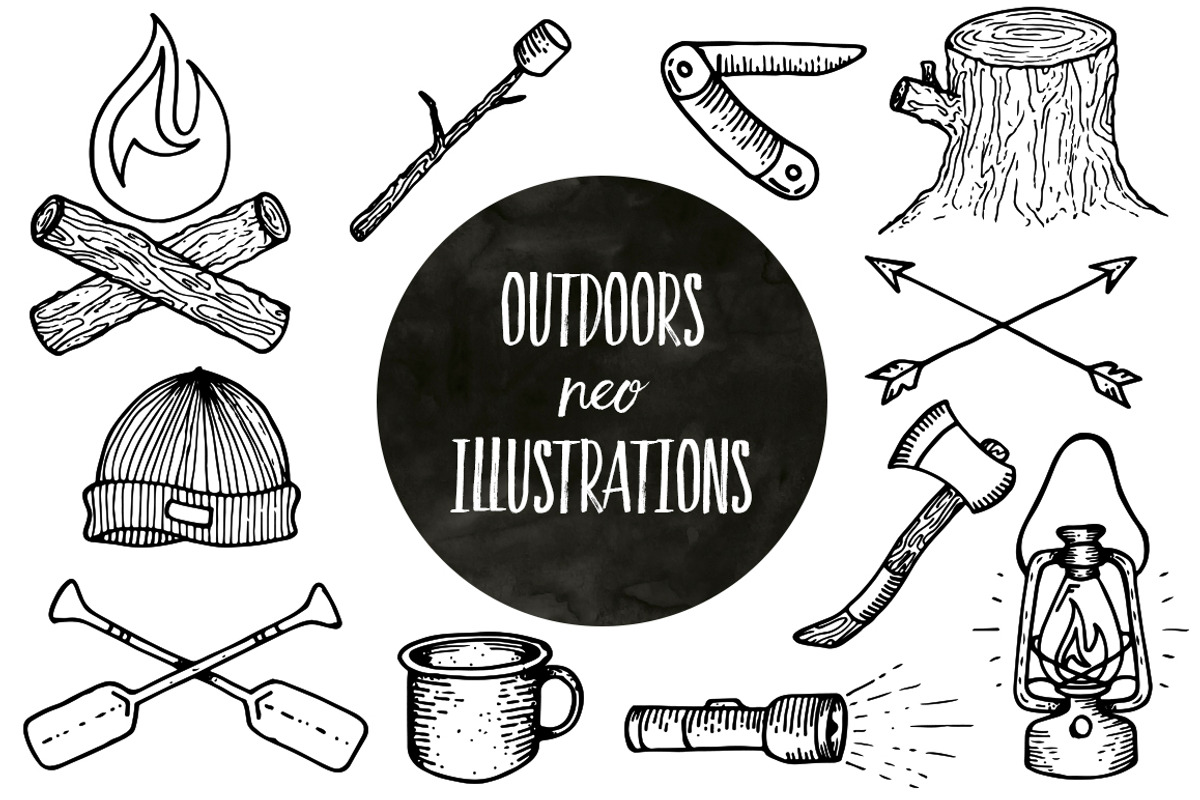 Outdoor Neo Style Illustrations, an Illustration by Cuppakeri