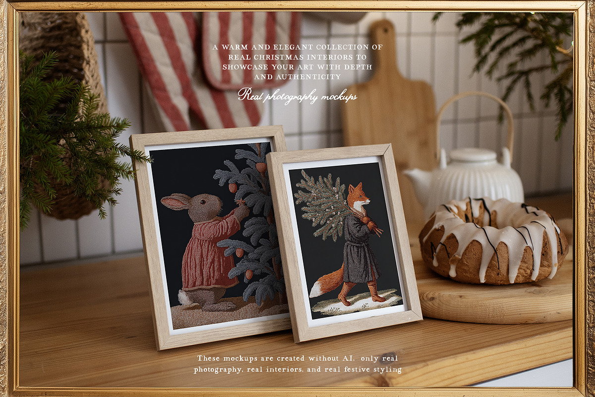 December Glow 150 Christmas Mockups, a Household Mockup by The Bambi Collective (Photo 7 of 17)
