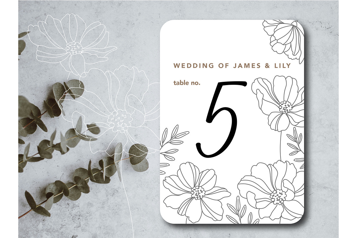 hand drawn floral outline svg file, a Graphic by hanacrochetdesign (Photo 5 of 5)