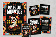 Dia Muertos Print & Social Media, a Print Template by McLittle Stock (Thumbnail 1 of 6)