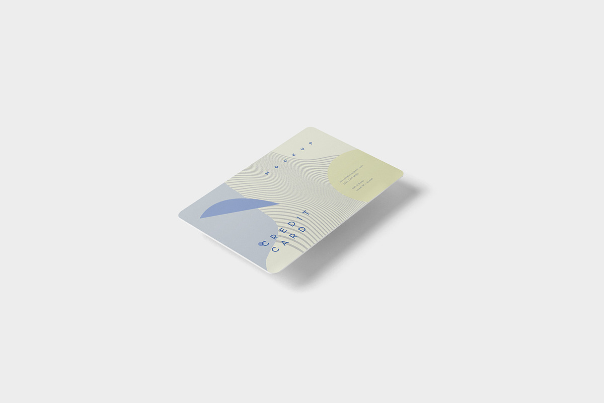 5 Credit Card Mockups, a Product Mockup by GfxFoundry