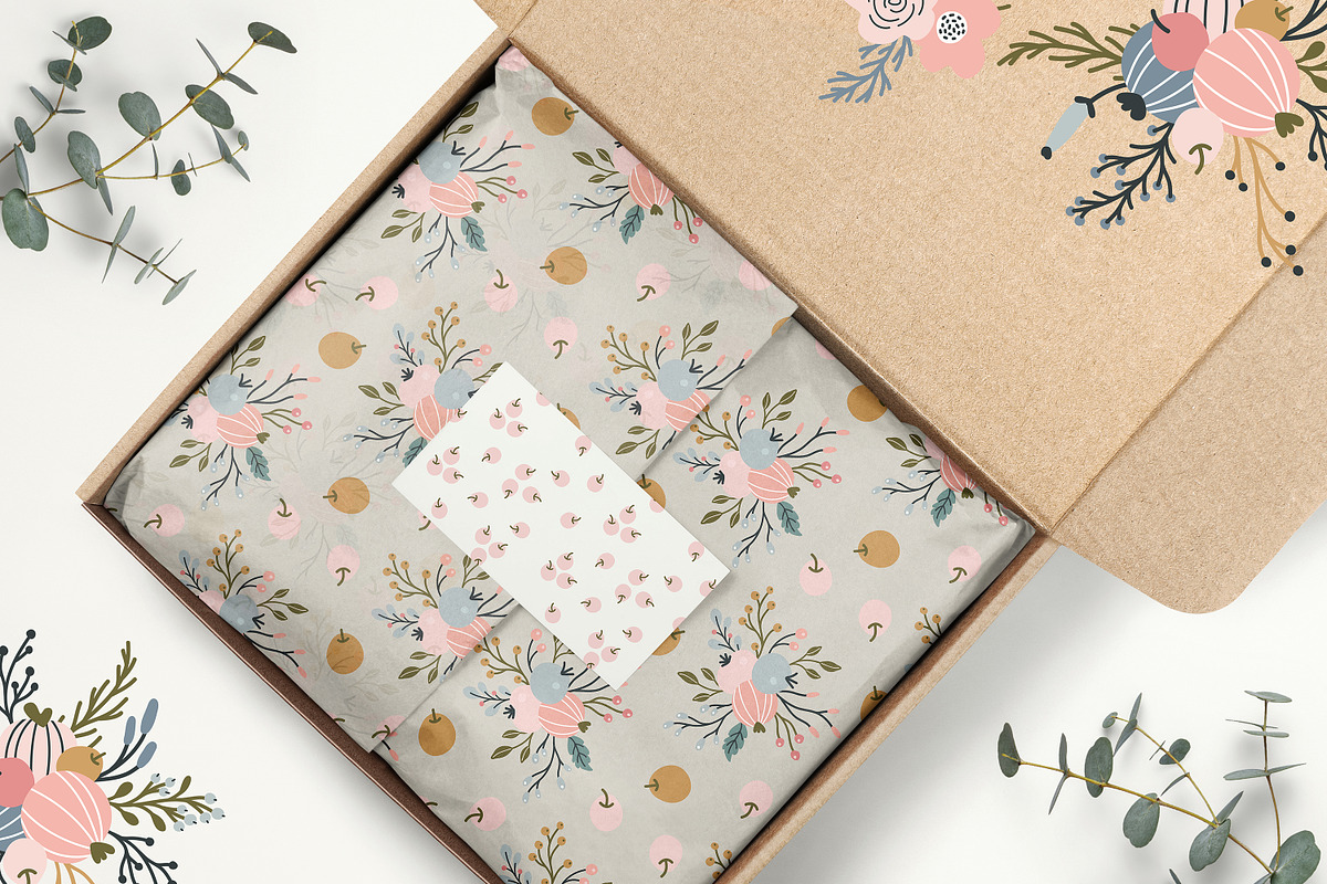 Nordic Berries Vector Collection, a Pattern Graphic by Little Nordic Atelier (Photo 6 of 11)