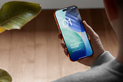 24 iPhone 17 Pro in Hand Mockups, an iPhone Mockup by Asylab (Thumbnail 91 of 107)