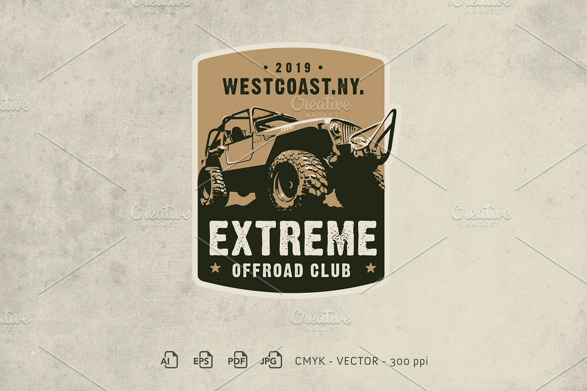 OffRoad Club Logo Temp., a Branding & Logo Template by g design (Photo 1 of 3)