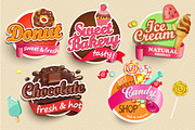 Sweet symbols and icons., a Food Illustration by tanda_V (Thumbnail 2 of 4)