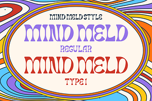 Mind Meld - Psychedelic Display Font