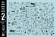 Doodle Pack Volume 2, a Graphic by Outback Design Co. (Thumbnail 1 of 5)