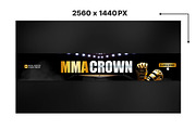 MMA YouTube banner Template, a Social Media Template by Vaughn Studios (Thumbnail 2 of 5)