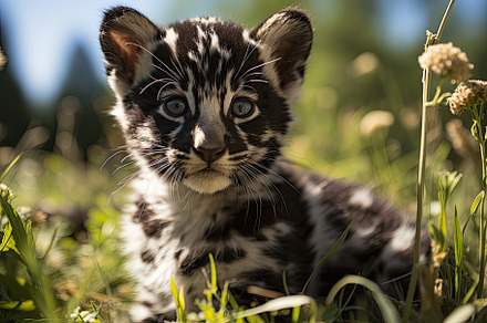 Beautiful Friesian cute cat peaceful, a Photo by SaroStock