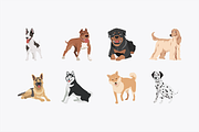 Cute Dogs Illustration, an Object Graphic by Jump Studio (Thumbnail 4 of 4)